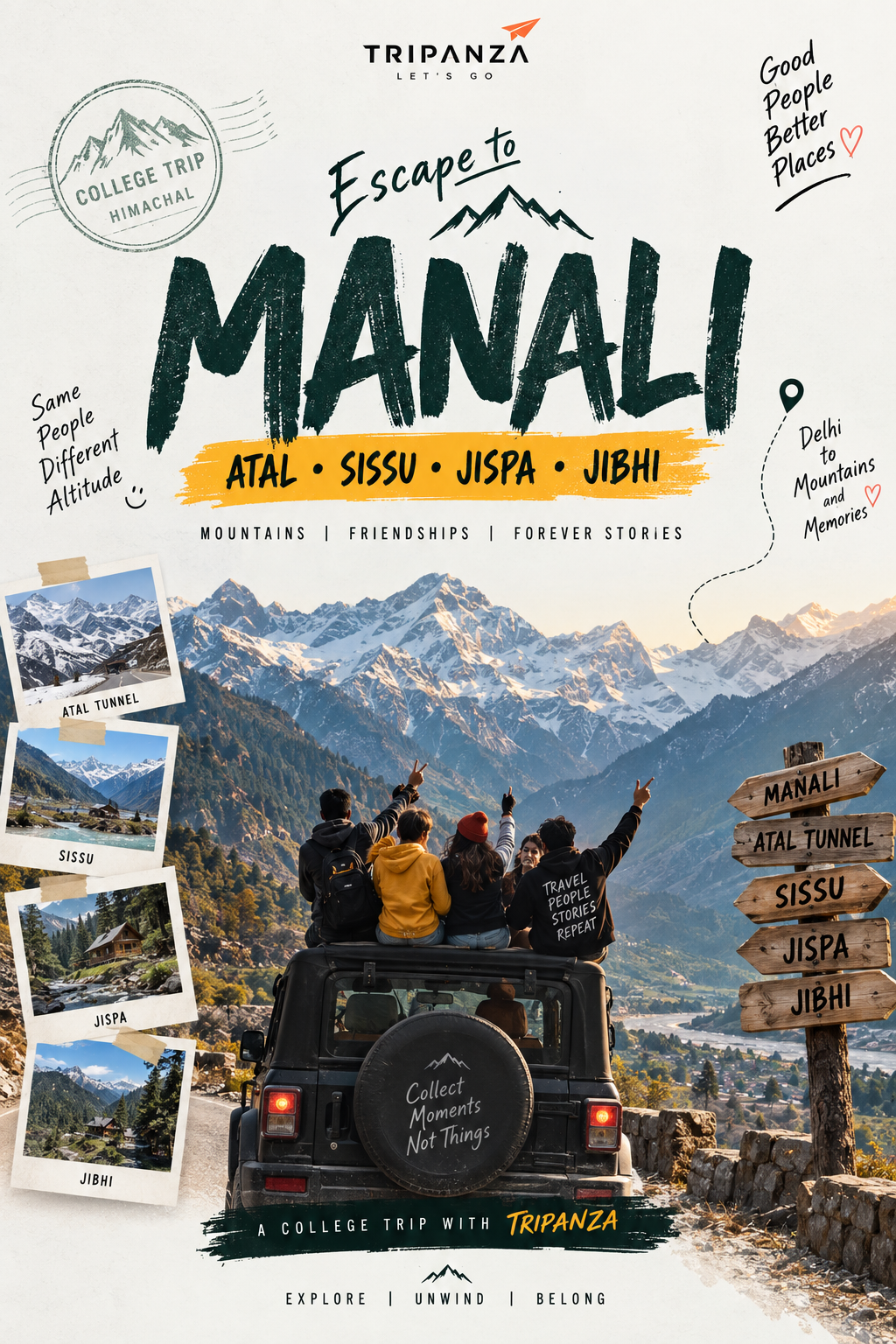 Manali – Jispa – Sissu Road Trip